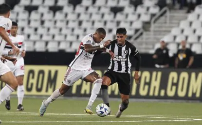 Na estreia do Brasileirão, São Paulo perde para o Botafogo no Nilton Santos