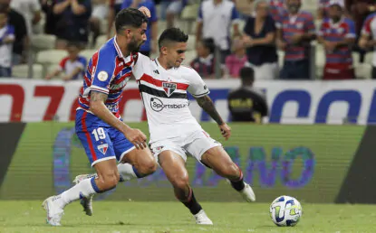 São Paulo empata com o Fortaleza fora de casa pelo Brasileirão
