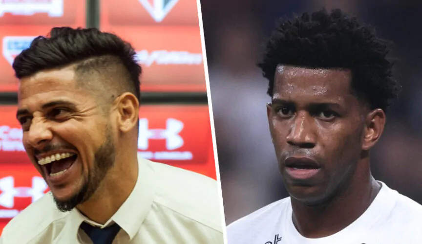 Cicinho do São Paulo Gil do Corinthians