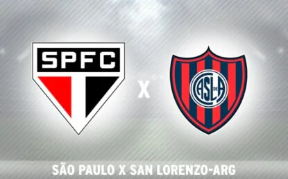 São Paulo x San Lorenzo: onde assistir ao jogo pelas Oitavas de Final da Sul-Americana