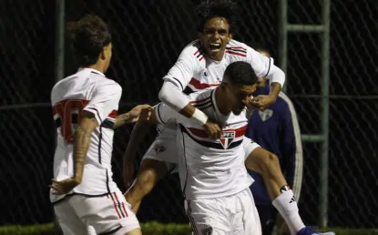 São Paulo vence a equipe do Ibrachina e avança para a semifinal do Paulista Sub-20