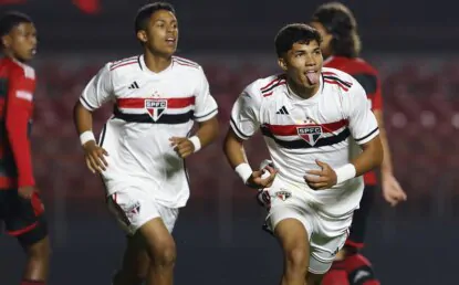 São Paulo empata com o Flamengo no Morumbi e avança para a final do Brasileiro Sub-17