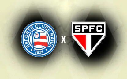 Bahia x São Paulo: onde assistir ao vivo a partida pela 36ª rodada do Brasileirão