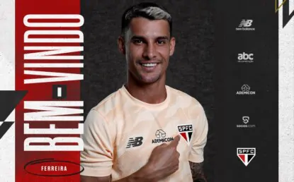 OFICIAL! São Paulo anuncia a contratação do atacante Ferreirinha