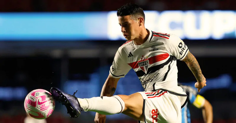 James Rodriguez no São Paulo