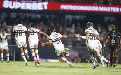 No MorumBIS, São Paulo vence o Água Santa pelo Paulistão 