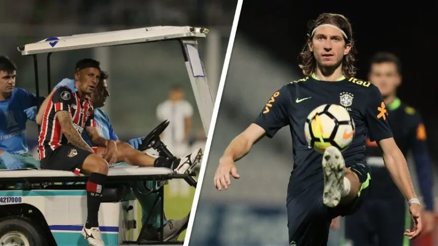 Lesão de Rafinha, do São Paulo, é a mesma que 'ameaçou' Copa do Mundo de Filipe Luís