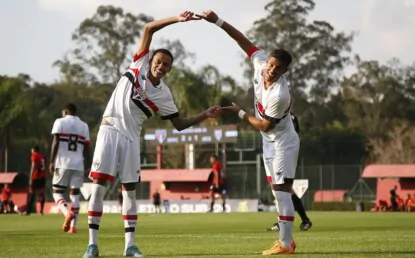 São Paulo vence Atlético-GO por 6 a 3 pelo Brasileiro Sub-20