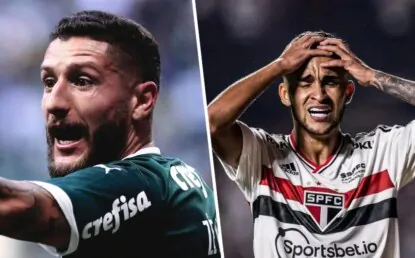 Gancho pesado! STJD suspende Nestor, Sabino e Zé Rafael por brigas em Palmeiras x São Paulo