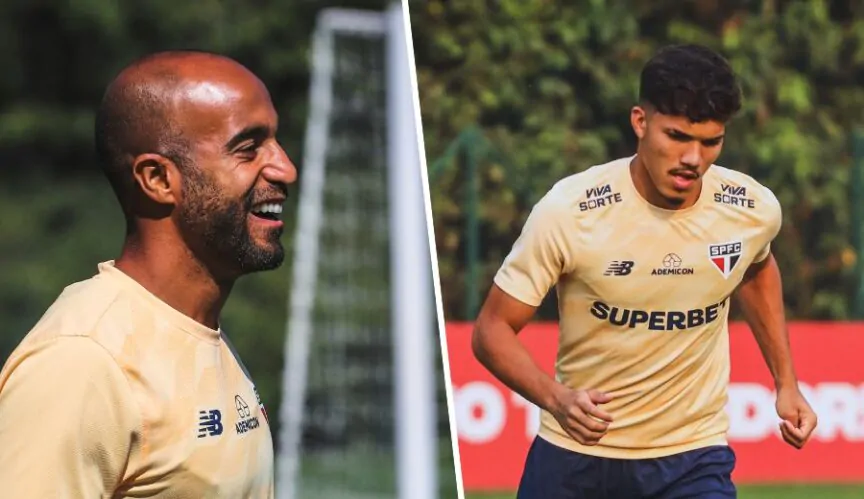 Lucas Moura e William Gomes