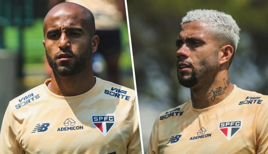 Lucas Moura e Wellington Rato