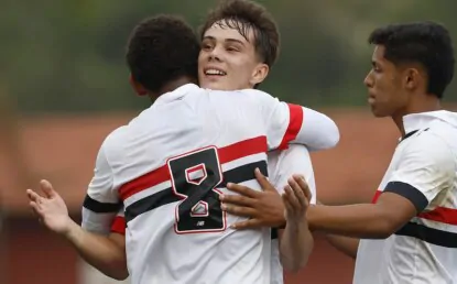 São Paulo faz 6 no Londrina e avança para as oitavas de final da Copa do Brasil Sub-20