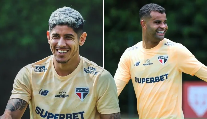 Alan Franco e Alisson