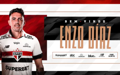 São Paulo anuncia a contratação do lateral-esquerdo Enzo Diaz