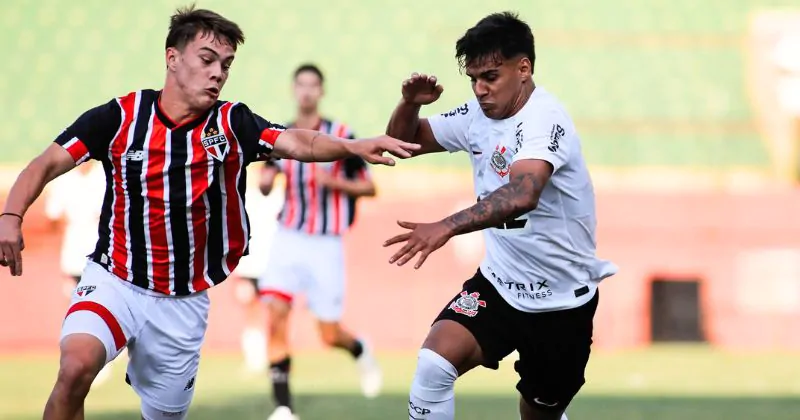 São Paulo x Corinthians: veja onde assistir ao clássico pelo Brasileirão Sub-20