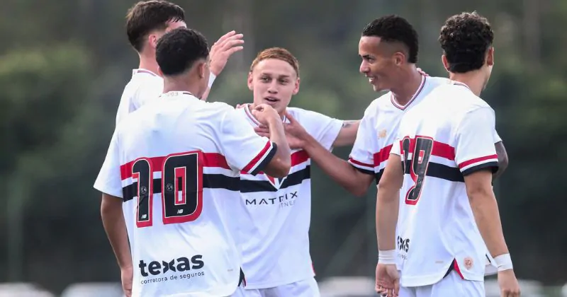 São Paulo x Internacional no Sub-20: escalações e onde assistir ao jogo pelo Brasileirão