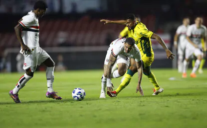 São Paulo joga mal e é derrotado pelo Mirassol no MorumBIS