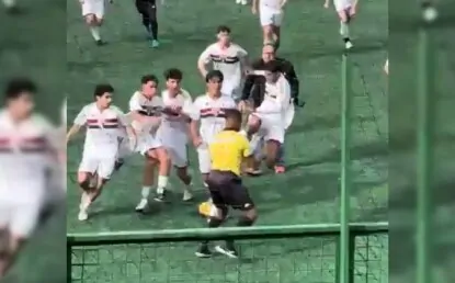 Pancadaria entre atletas do São Paulo social e bandeirinha repercute; confira o vídeo