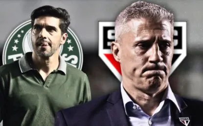 Deselegante! Abel responde Crespo com ironia e irrita torcida do São Paulo