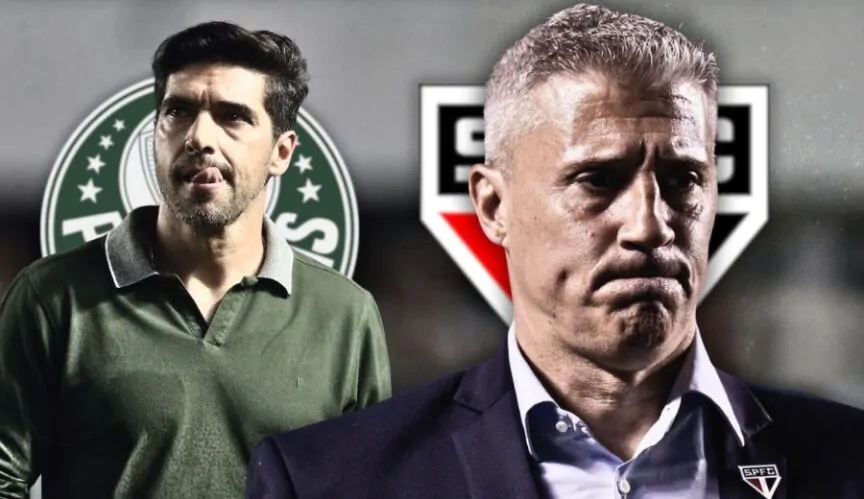 Deselegante! Abel responde Crespo com ironia e irrita torcida do São Paulo