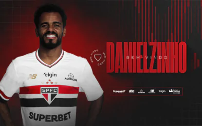 São Paulo oficializa a contratação do volante Danielzinho