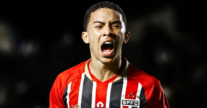 Dois clubes da Europa monitoram Pedro Ferreira, promessa do São Paulo, após brilho na base