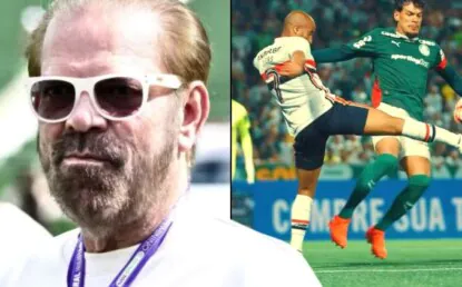 Presidente da FPF minimiza pênalti em Palmeiras x São Paulo, revolta torcida e ainda faz brincadeira